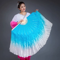 Синий плюс белый окрашивание 36 см кость вентилятора Дрифт 45 см