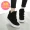 Giày nữ tăng cho thấy sự giúp đỡ cao cho mùa thu 2018 bằng da mới phiên bản Hàn Quốc của giày đế bệt Velcro giản dị