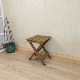 Bàn ghế gỗ đơn giản chắc chắn, tựa lưng, ghế đẩu, di động ngoài trời căn hộ nhỏ tại nhà ban công bàn ghế ăn giải trí