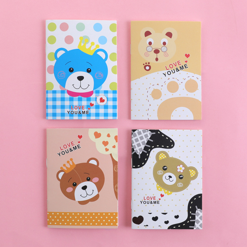 15 Love CubsWith you Stationery Little book Cartoon Notepad Soft copy kindergarten pupil prize Little gift gift
