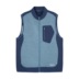 Metersbonwe vest mùa đông mùa đông cơ thể K series nam dệt kim cổ áo cổ áo khâu vest 224136 Dệt kim Vest