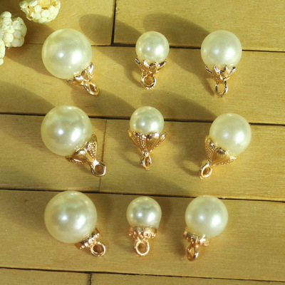 taobao agent Small pendant from pearl, beads, necklace, chain, decorations handmade, hair accessory, children's clothing