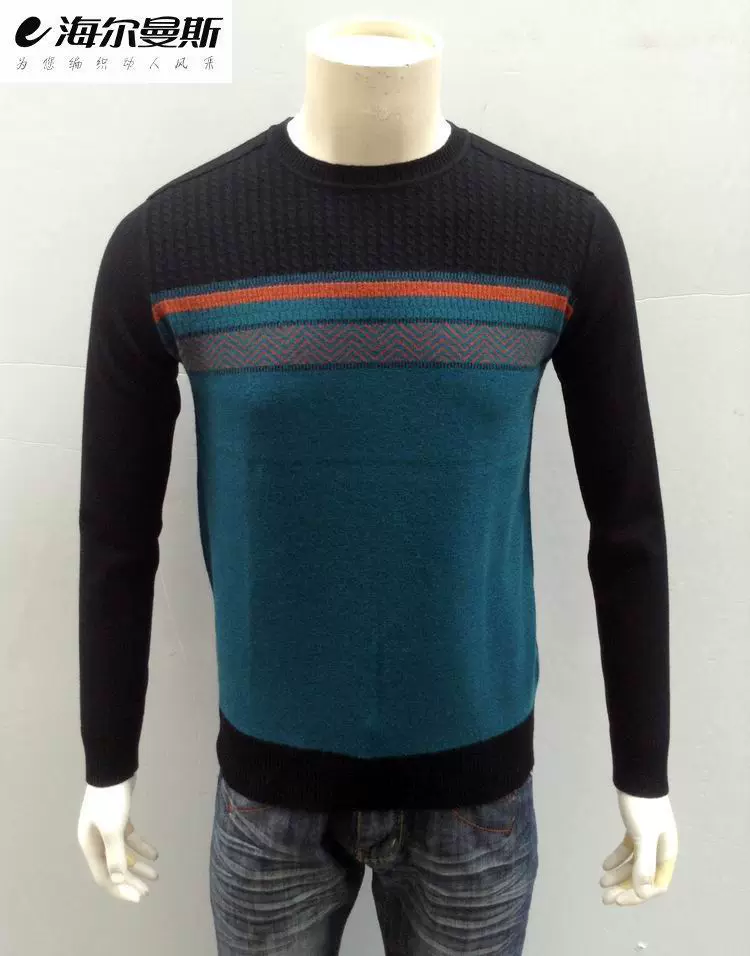 Trung tâm mua sắm cùng áo len cổ lọ của Hermanns mùa thu và mùa đông ấm áp áo len dệt kim nam cung cấp đặc biệt E126D40 - Áo len