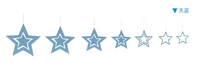 Hollow Star Blue/Set