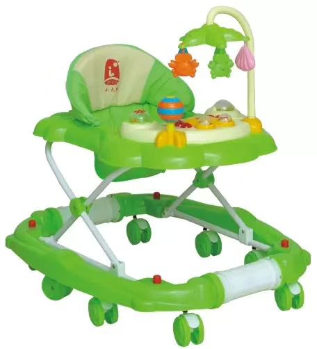 Standard Green (Rocking Horse)2021 baby carriage Boys and girls Walkers newborn bb baby walk vehicle child With music Starting car