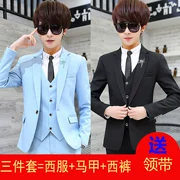 Bộ đồ vest nam ba mảnh mỏng phù hợp với bộ đồ công sở - Suit phù hợp
