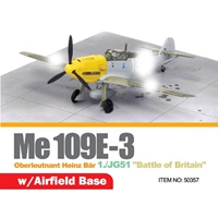 Weilong 50357 ME109E-3,1./JG51 Heinzbal British Air Battle+Airfield Base