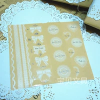 Свежая прозрачная лента, наклейка, украшение, открытка, Южная Корея, подарок на день рождения, «сделай сам»