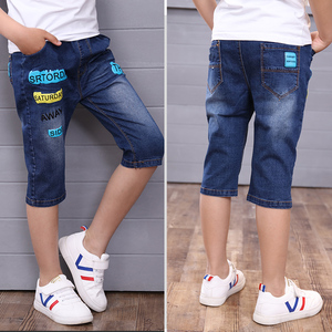 2018 mùa hè mới quần áo trẻ em trai bảy quần phần mỏng quần short denim trẻ em trong các trẻ em lớn Hàn Quốc phiên bản của quần thủy triều