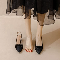 Сандалии, летняя сетчатая обувь, коллекция 2023, французский стиль