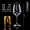 Rượu thủy tinh pha lê không chì nhập khẩu thủ công ly rượu vang ly sâm banh - Rượu vang
