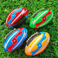 Bán chạy nhất bóng bầu dục số 3 Mỹ pu rugby da mềm cao cấp mẫu giáo trẻ em và thanh thiếu niên giảng dạy đào tạo tay? - bóng bầu dục áo thun chơi bóng bầu dục