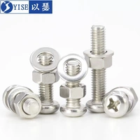 Fastener gỗ lắp đặt bằng thép không gỉ nắp cũi vít ốc vít chéo hex bu lông đầu phẳng - Chốt ốc vít a