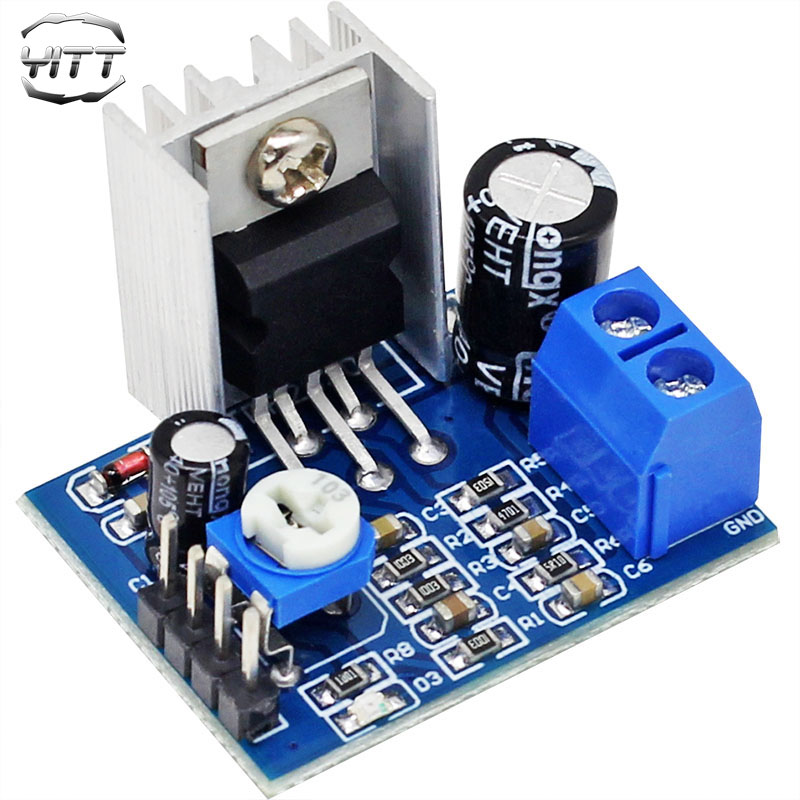 TDA2030A kỹ thuật số board khuếch đại công suất mono 18W khuếch đại âm thanh mô-đun 6-12V âm thanh hoạt động DIY sửa đổi module khuếch đại âm thanh 5v module khuếch đại âm thanh 5v