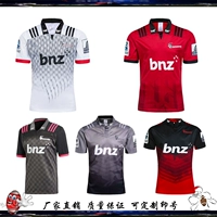 18-19 New Zealand nhà và sân khách Crusaders Bóng Bầu Dục Mang quần áo 16 Crusaders Rugby Jersey áo thun chơi bóng bầu dục