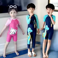 Áo chống nắng trẻ em đi biển cho trẻ em áo tắm một mảnh dành cho nữ dài tay 2019 và trẻ em đi biển - Bộ đồ bơi của Kid đồ bơi cho bé sơ sinh