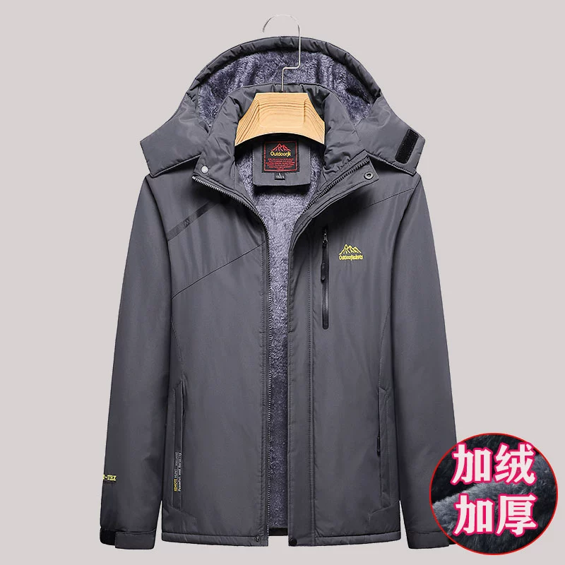 Áo khoác cotton ấm áp cho nam trung niên mùa đông - Bông