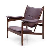 Bắc Âu sáng tạo sang trọng emirate ghế thiết kế tùy chỉnh tay vịn ghế gỗ rắn da nghệ thuật ghế sofa - Nội thất văn phòng
