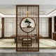 Tùy chỉnh 
            mới phong cách Trung Quốc vách ngăn bằng gỗ nguyên khối phòng khách đối diện với cửa ra vào hiện đại đơn giản chặn cửa vào lưới tản nhiệt lối vào rỗng tấm bình phong bằng vải