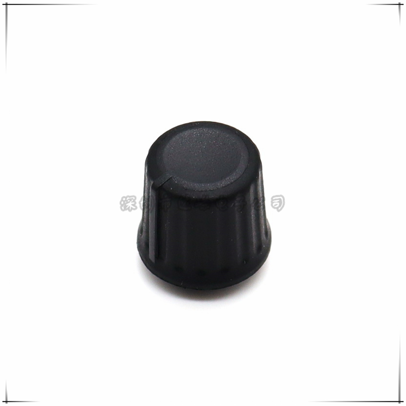 Blackrubber Half axis knob code switch KNOB CAP D Axial type potentiometer KNOB CAP Plastic Soft glue KNOB CAP