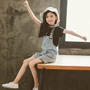 1,4 lớp mét 3 quần áo trẻ em 8 bộ quần áo mùa hè cho bé trai lớn dây đeo denim quần short hai mảnh tay áo ngắn 2 tuổi - Khác đồ trẻ em đẹp