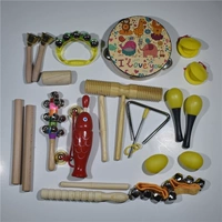 Nhạc cụ Orff Nhạc cụ cho trẻ em Bộ chiến đấu Mẫu giáo Em bé Âm nhạc Sách giáo khoa Khai sáng Đồ chơi học tập sớm - Đồ chơi nhạc cụ cho trẻ em đàn gỗ cho bé