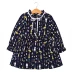 Qiaomei INS AliExpress Kids 2020 Korean Spring Girls Dress Long Sleeve Puppy Print Children’s Princess - Khác Khác