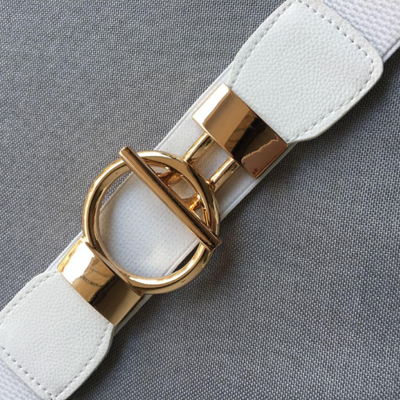 Single Ring Yf018 WhiteLose money impulse Loose and tight belt Women Tightness elastic force Width Waistband female Dress Fine black belt