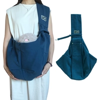 Синяя хлопковая ткань