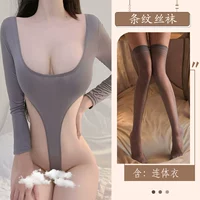 Серый+серые полосатые носки