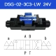 tay gạt thủy lực Van thủy lực van đảo chiều điện từ DSG-02-3C2AC220V 3C4 3C6 van một đầu van hai đầu van điện từ van ống thủy van khóa thủy lực