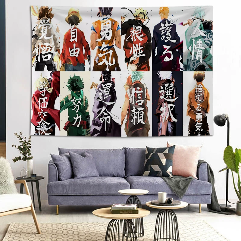 Naruto Background Factering INS Room Decoration