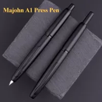 MAJOHN A1 Press Fountain Pen Retractable Extra Fine Nib 0.4m