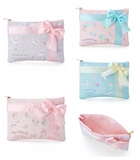 Мультяшный пенал с бантиком, помада с молнией, универсальная сумка-органайзер, бумажник