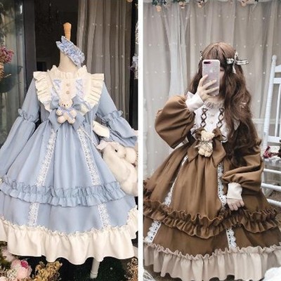 taobao agent Children's small princess costume, Lolita style, Lolita OP