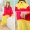Mùa đông cặp đôi phim hoạt hình khủng long động vật kết hợp đồ ngủ nữ dày nam tăng phiên bản tiếng Hàn của dịch vụ nhà flannel dành cho người lớn thời trang mặc nhà