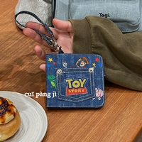 Джинсовый бумажник, 10см