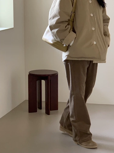 Корея Dongdaimen Gabrielle1110213 Хлопок 100%Cordy Cordy Relief прямые повседневные штаны