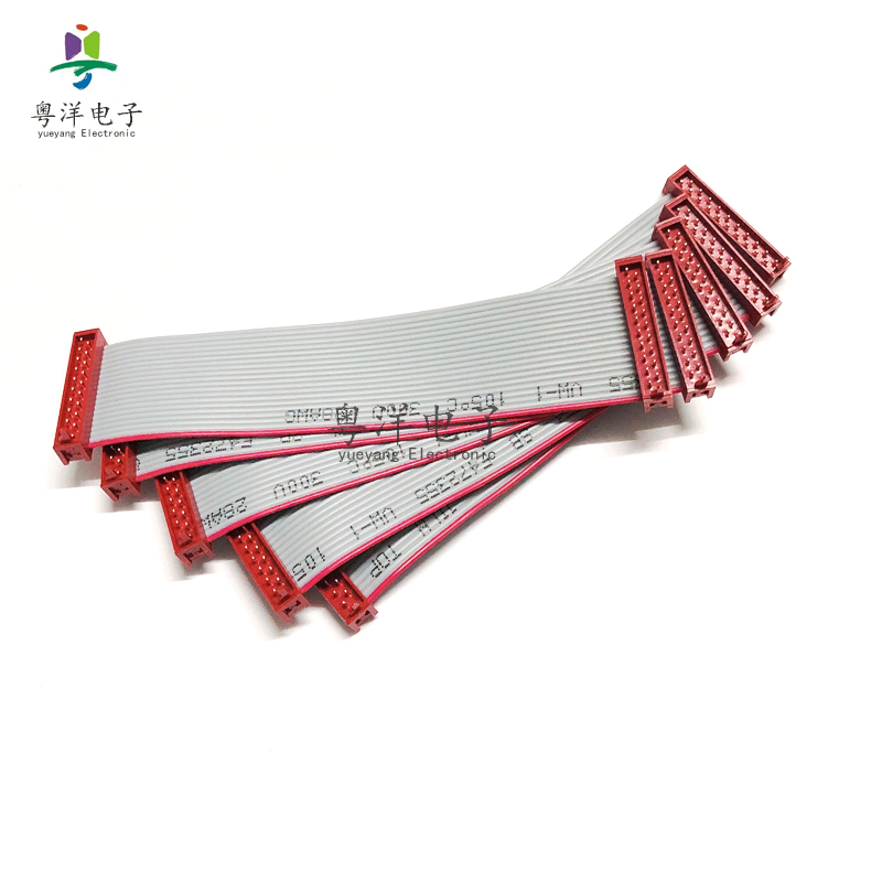 Đầu nối cáp màu xám có thể tùy chỉnh đầu nối cáp xe hơi cao cấp IDC2.54mm 20P màu đỏ