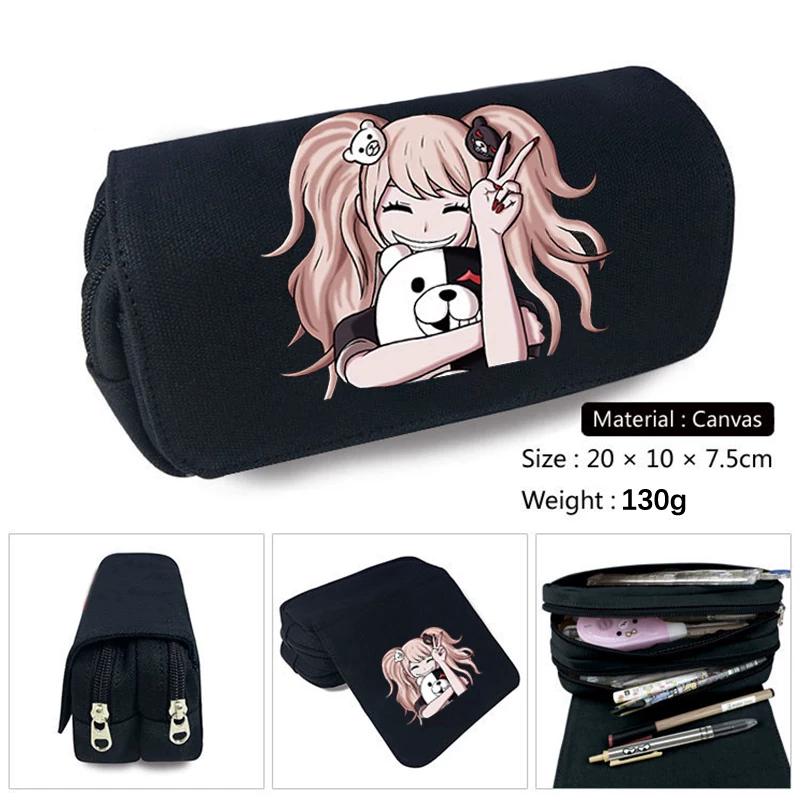 [Danganronpa Большой вместимости пенал школьные принадлежности]
