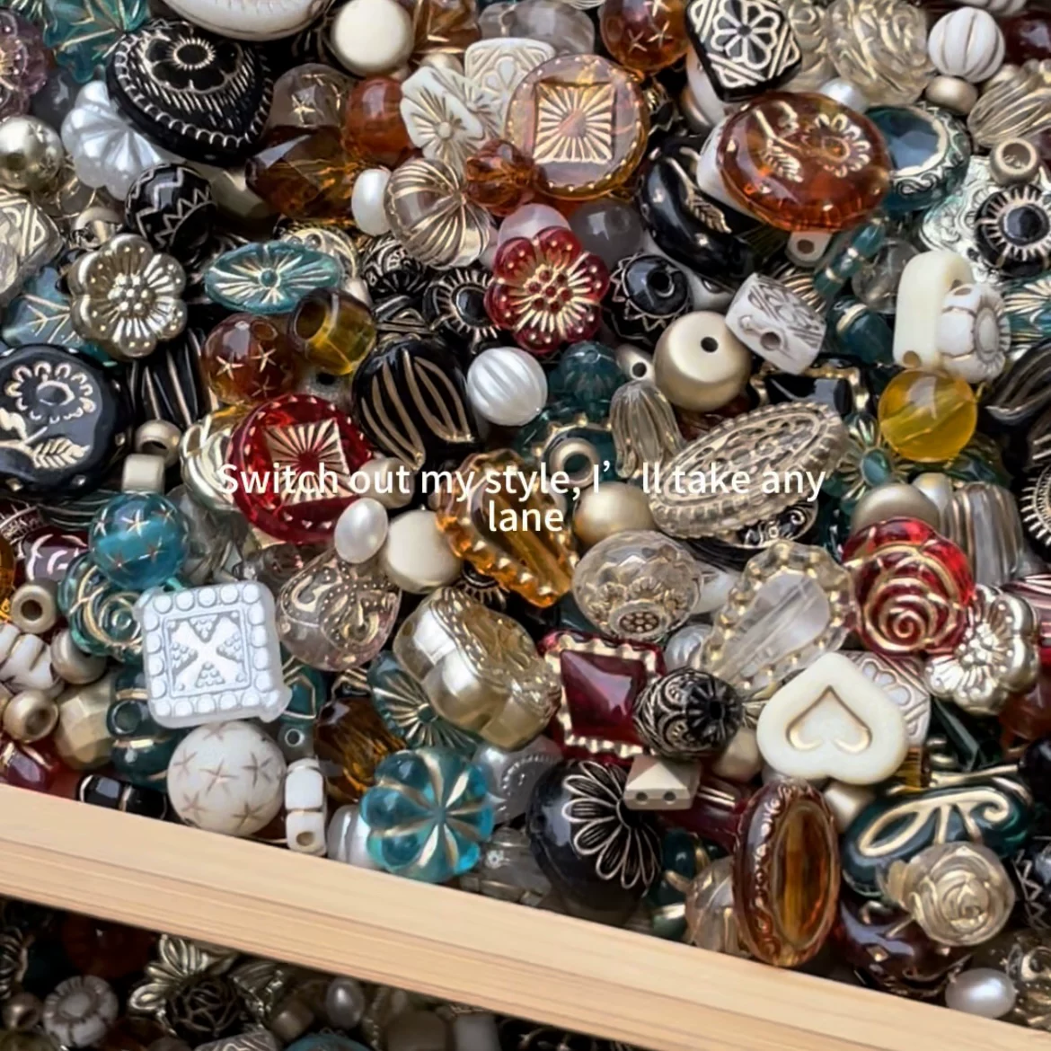 Retro accessory handmade, accessories, beads, DIY