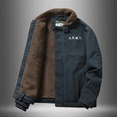 cnc加工/铣床 jacket men imitated lamb fur