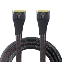 Серверная задняя панель подключение Slimsas 8i 24G Cable Cable SFF8654 Ротация PCIE4.0 Карта массива