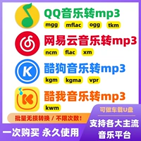 Преобразование формата музыкального формата mp3 песни конвертер MGG NCM KGM OGG MFLAC XM в MP3