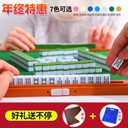 Mahjong Mini Mahjong với bàn Pocket Sparrow Set Du lịch Ký túc xá di động Trang chủ Mahjong Còng tay gấp - Các lớp học Mạt chược / Cờ vua / giáo dục