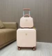 vali du lịch cute Hộp đựng máy tính 18 inch phong cách retro siêu dễ thương, vali cưới màu đỏ, hộp của hồi môn, hộp đựng xe đẩy có bánh xe im lặng bán vali du lịch gia vali keo xach tay