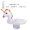 Flamingo Unicorn Baby Bơi Ring Baby Baby Baby Ngồi Circle Boy Girl Phao cứu sinh - Cao su nổi