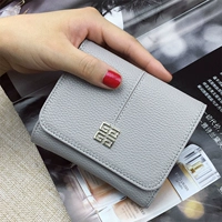 Châu âu và Hoa Kỳ 2018 new big wallet ladies ngắn sinh viên thời trang ba gấp ví dễ thương mini ví clutch nam