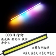 Xe máy sửa đổi COB chạy ban ngày đèn phụ tùng ô tô LED trang trí đèn siêu sáng vạn năng dải sáng 12 v - Phụ tùng xe máy