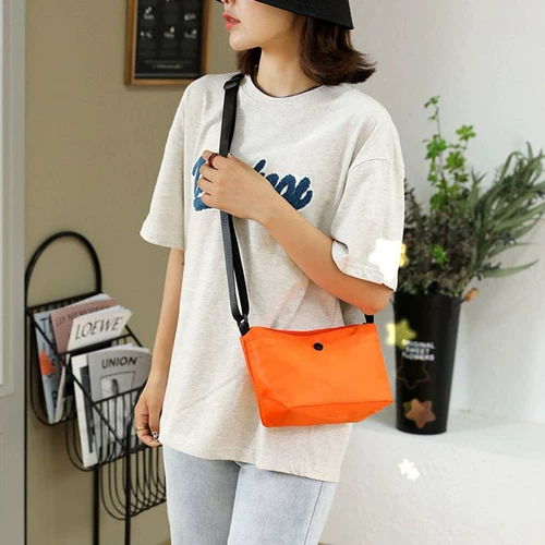 Нейлоновая сумка через плечо, сумка на одно плечо, шоппер, популярно в интернете